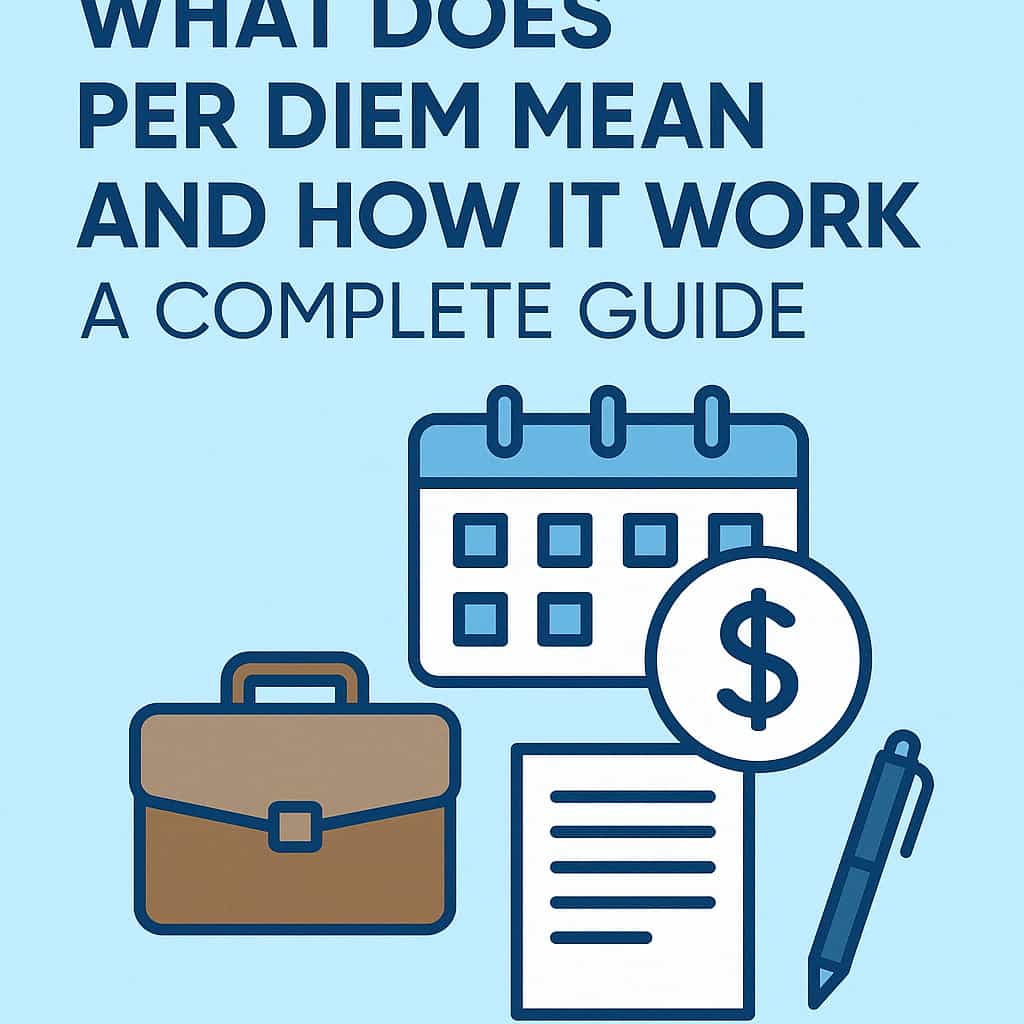 What Does Per Diem Mean and How it Work: A Complete Guide